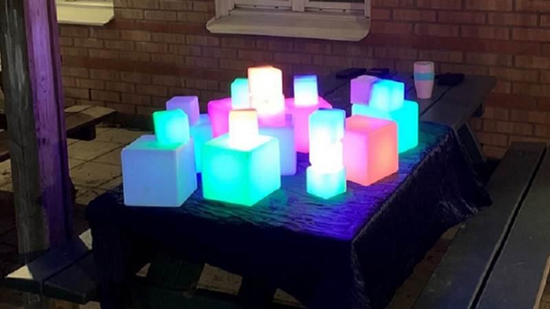 Ljusmanifestation på Åby Ljusmanifestation på Åby